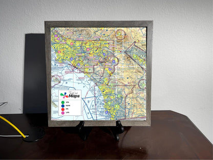 12x12 Live Aviation Weather Map