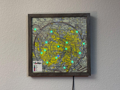 12x12 Live Aviation Weather Map