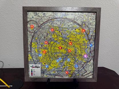 12x12 Live Aviation Weather Map